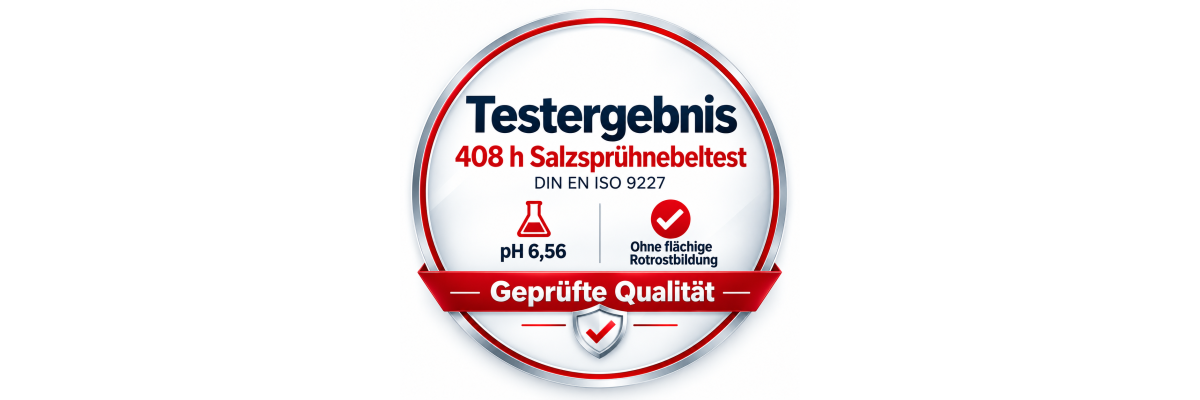 VAN ES INDUSTRIES Hohlraumschutz besteht 408 Stunden Salzsprühnebelprüfung  - Hohlraumschutz: 408 h Salzsprühnebeltest | VAN ES INDUSTRIES