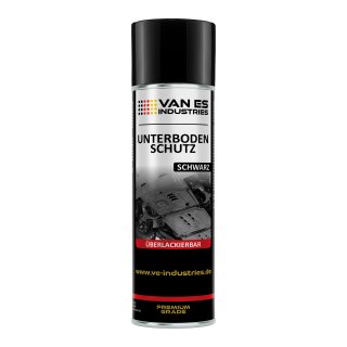 VAN ES Unterbodenschutz Spray SCHWARZ 500ml Steinschlagschutz UBS ÜBERLACKIERBAR