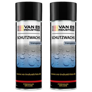 Schutzwachs 2x 400ml Spray transparent Sprühwachs UBS