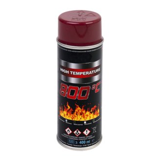 Ofenlack 800°C ROT BRAUN Ofenfarbe hitzebeständige Thermofarbe 400 ml