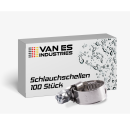 VAN ES 100 Stück Schlauchschelle mit...