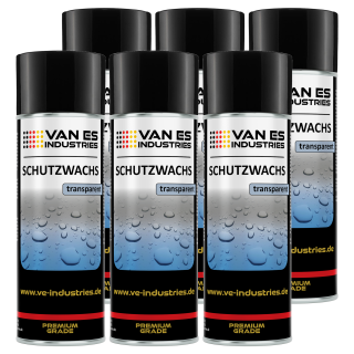 Schutzwachs 6x 400ml Spray transparent Sprühwachs UBS