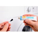 Sanitärlack Keramik Emaille Reparatur Paste 10ml weiß Haushaltsgeräte