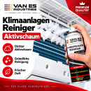 VAN ES 2x Klimaanlagenreiniger 400ml Spray mit 60cm Sonde Aktivschaum Reiniger