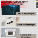 VAN ES 3x Klimaanlagenreiniger 400ml Spray mit 60cm Sonde Aktivschaum Reiniger