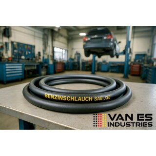 VAN ES INDUSTRIES 2m Kraftstoffschlauch  Ø 8mm x14mm Benzinschlauch E85 Dieselschlauch SAE J30 R7
