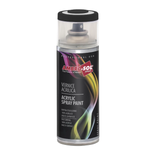 Lackspray 400ml Acryl Schwarz glänzend RAL9005 Sprühlack