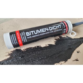 Bitumendichtmasse 3x 310ml Kartusche B-WARE zum Abdichten von Fugen