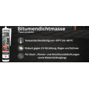 SOFI-ROOF Bitumendichtmasse 3x 300ml Kartusche zum Abdichten von Fugen