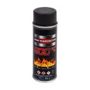 12x Ofenlack Ofenfarbe hitzebeständige Thermolack Kaminlack Farbe 800°C schwarz-matt 400 ml