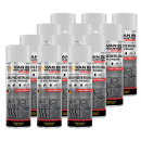 VAN ES 12x Grundlack 400ml grau RAL 7040 matt...
