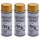 3x Goldlack Metallic Effekt Metallicspray Flakes metallischen Glanz Lackspray Sprühfarbe 400ml