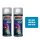 Sprühlack Acryl 2x 400ml - RAL5012 Lichtblau glänzend - Holz, Metall, Kunststoff DIY