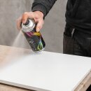 Sprühlack Acryl 3x 400ml - RAL9016 Verkehrsweiß glänzend - Holz, Metall, Kunststoff DIY