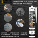 SOFI-ROOF Bitumendichtmasse 12x 300ml Kartusche zum...