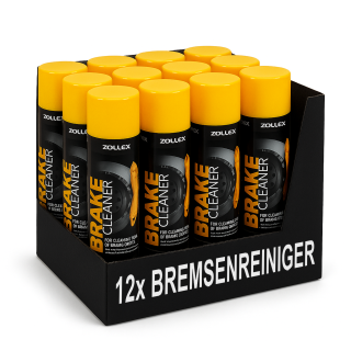12x Bremsenreiniger Spray mit Ethanol 500 ml – Effektiv, rückstandsfrei, schnell trocknend