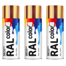 DECO BLIK Chromlack Spray Gold glänzend 3x 400ml...