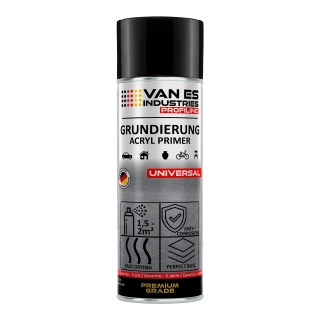 Acryl Primer Schwarz 400ml Premium PROFILINE  Grundierung Spray Haftgrund Rostschutz