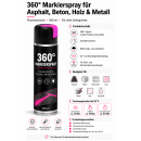 Markierspray 500 ml Fuchsia Pink 360°  für...