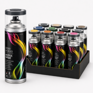 Ambro-Sol Acryl Lackspray 400 ml RAL Sprühfarbe für Metall Holz Innen & Außen