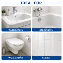 Keramik-Effekt Emaille Spray 2x 400 ml Weiß für Bad, Fliesen & Sanitär
