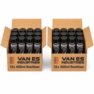 VAN ES Rostlöser Spray 24x 400ml MoS2 Kontaktspray Schmiermittel Kriechöl
