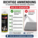 Dichtungsspray Transparent 500ml Dichtspray Allesdichter zum Isolieren Abdichtung Reparatur