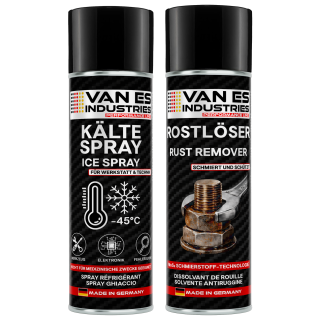 Eis-Rostlöser mit Crackeffekt & Kriechwirkung Rostlöser 400ml + Kältespray 400ml