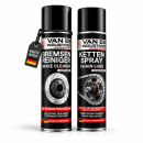 Motorrad Kettenpflege Set 2tlg Kettenreiniger 400ml +...