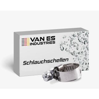 VAN ES 10 x Schlauchschellen Edelstahl 10-16mm W2 DIN 3017