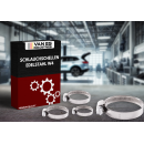 10 x Schlauchschellen Edelstahl W4 8-12mm DIN 3017 V2A
