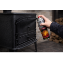 Ofenlack Ofenfarbe hitzebeständige Thermolack Kaminlack Farbe 800°C  schwarz-matt 400 ml