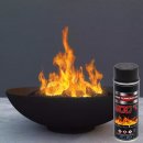 Ofenlack Ofenfarbe hitzebeständige Thermolack Kaminlack Farbe 800°C  schwarz-matt 400 ml
