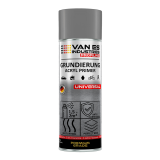 Grundlack 400ml grau RAL 7040 matt Sprühlack Haftgrund Lackspray Grundierspray Primer