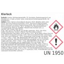 Lackspray 400ml Klarlack Sprühlack glänzend  Sprühdose Sprühfarbe
