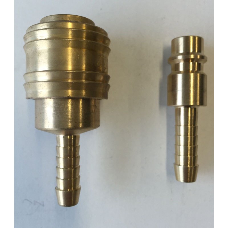 Stecktülle für Druckluftkupplung DN 7,2 Ø 6mm Schlauchtülle /ka9.0820.0 