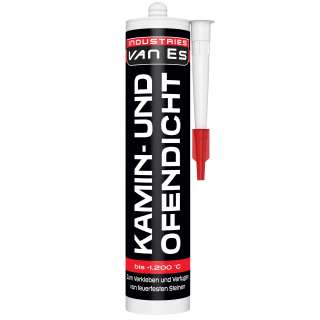Kamin- und Ofendichtstoff Zement 310 ml Reparaturdichtmasse hitzebeständig +1200°C