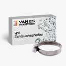 VAN ES 100 x Schlauchschellen Edelstahl  W4 16-25mm DIN...