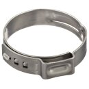 100 x 1 Ohr Schelle 11.5-14.0 mm V2A Edelstahl Schlauchschellen Leitungsschelle Schlauchklemmen