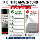 Dichtungsspray Grau 500ml Dichtspray Allesdichter zum Isolieren Abdichtung Reparatur