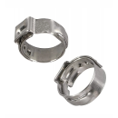1 Ohr Schlauchschellen Edelstahl V2A Leitungsschelle Schlauchklemmen 5,8-25,6mm 12,3 - 14,8mm 25