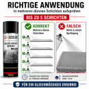 Dichtungsspray Schwarz 500ml Dichtspray Allesdichter zum Isolieren Abdichtung Reparatur