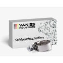 VAN ES 50 x Schlauchschellen Edelstahl 16-27mm W2 DIN 3017