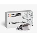 VAN ES 50 x Schlauchschellen Edelstahl 25-40mm W2 DIN 3017