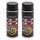 2x Lackspray CC schwarz RAL 9005  glänzend Spray 400ml