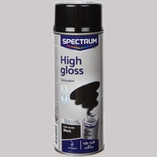 Felgenlack Acryl  schwarz glänzend Spray 400ml