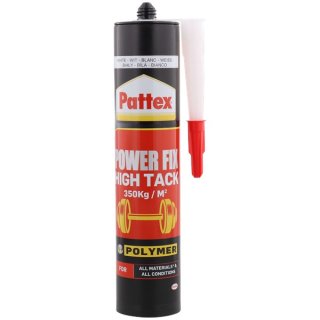 Pattex Power Fix High Tack 350kg/m2  Hybrid Polymer Klebe- und Dichtungsmittel weiss