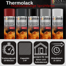 Ofenlack Ofenfarbe hitzebeständiger Thermolack 800°C Silber/Aluminium 400 ml
