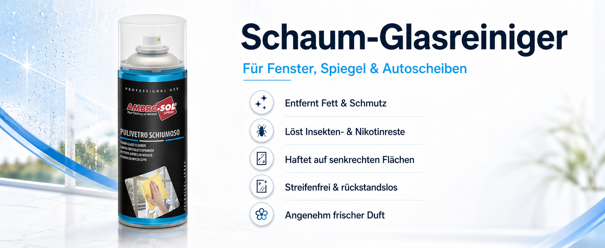 Schaumreiniger Anwendung